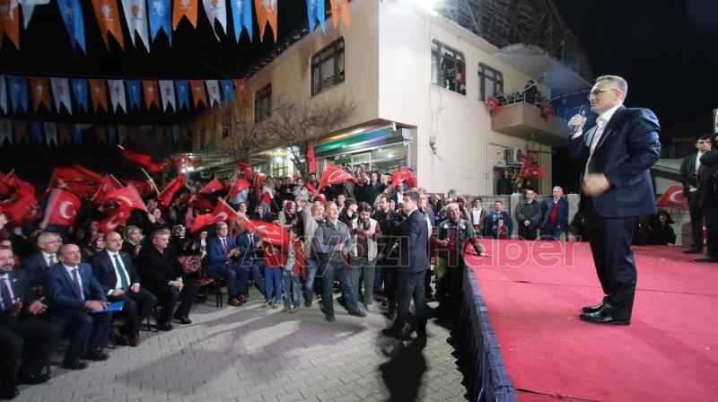 Maliye Bakanı Naci Ağbal Akyazı da 