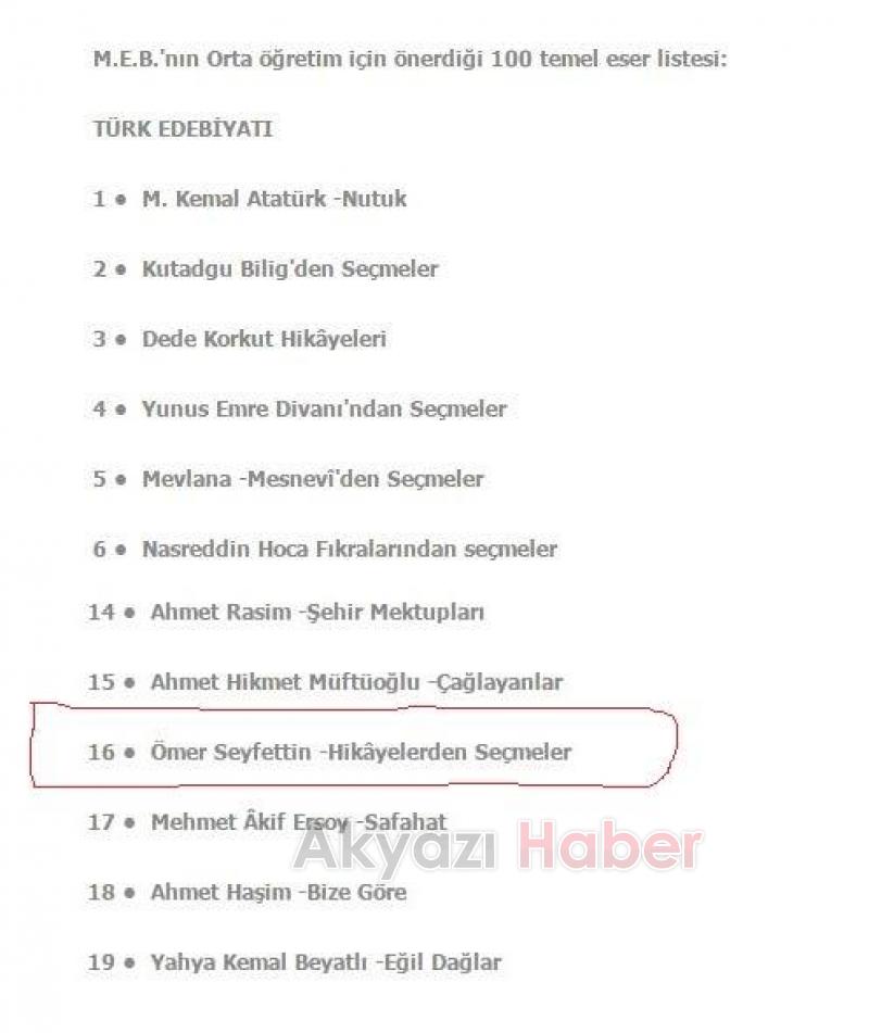 Ömer Seyfettin Kitaplarında Müstehcen yazılar