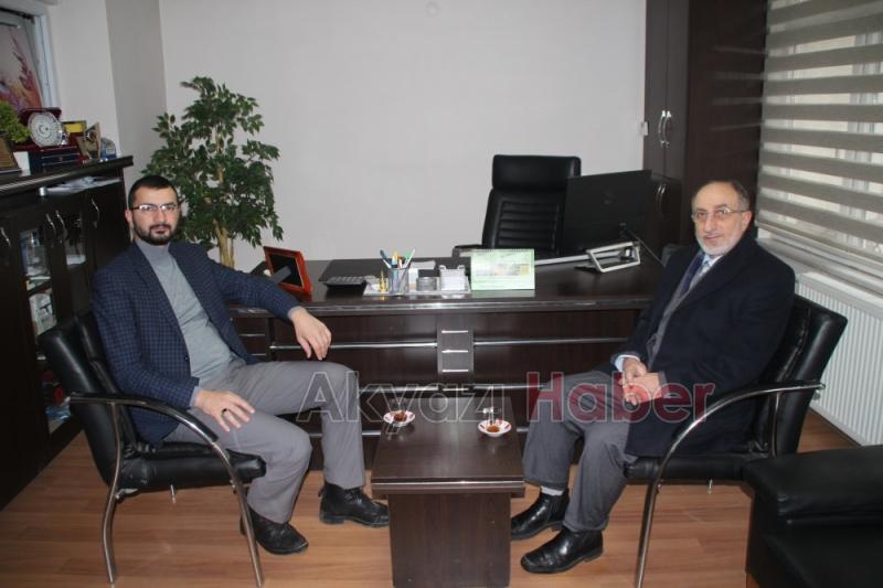 Mehmet Şenokur dan Akyazı Haber e Veda Ziyareti