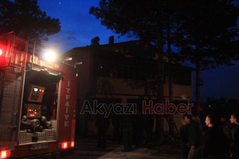 Merkez Yeniköy de Yangın