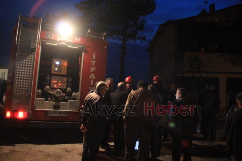 Merkez Yeniköy de Yangın