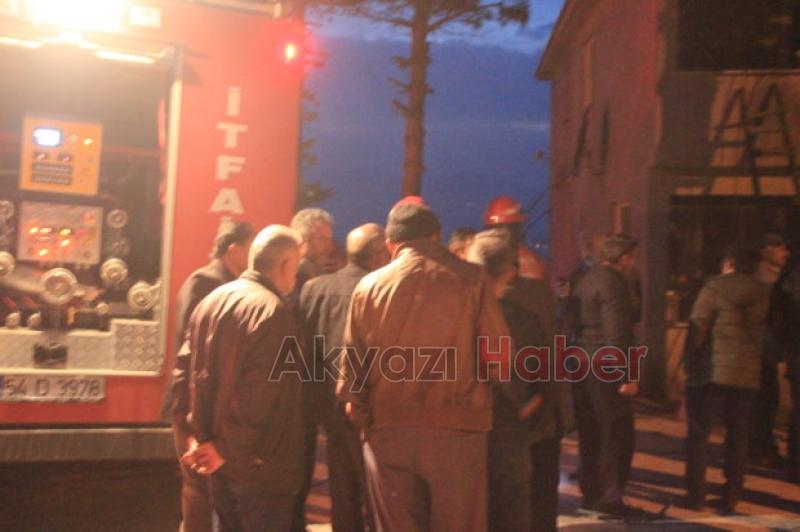 Merkez Yeniköy de Yangın