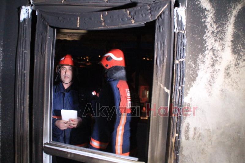 Merkez Yeniköy de Yangın