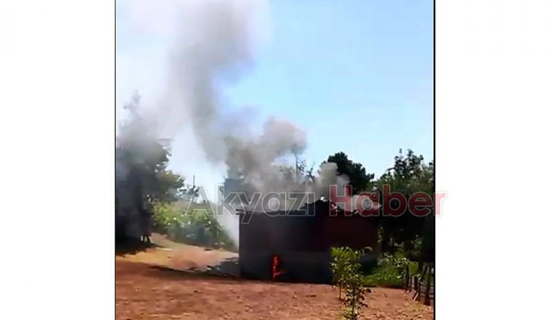 Merkez Yeniköy Mahallesi'nde yangın