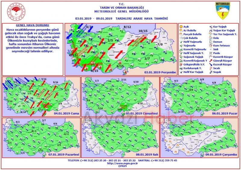 Meteorolojiden kuvvetli kar yağışı uyarısı