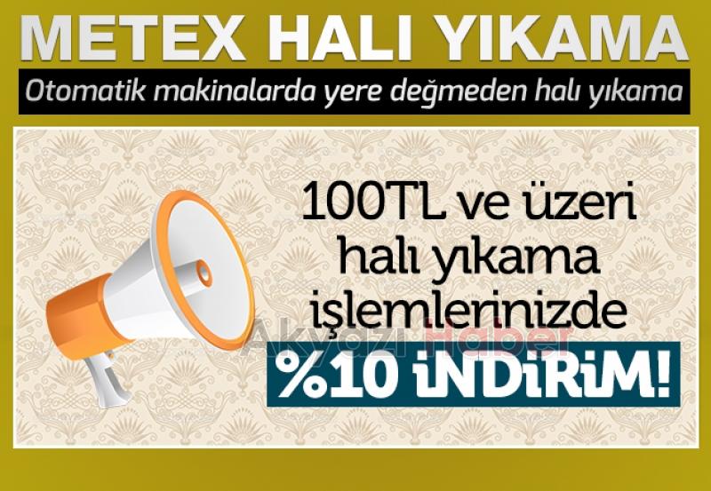 Metex Halı Koltuk Yıkama Fabrikasında Kampanya