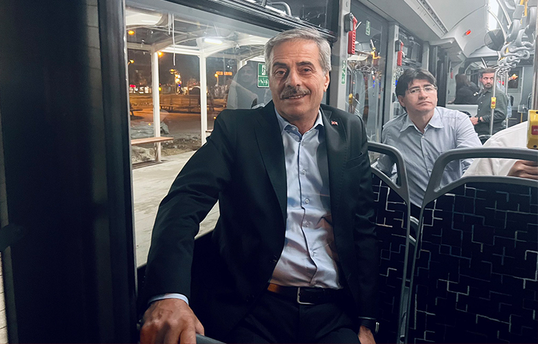 Metrobüs hattında test sürüşü yapıldı
