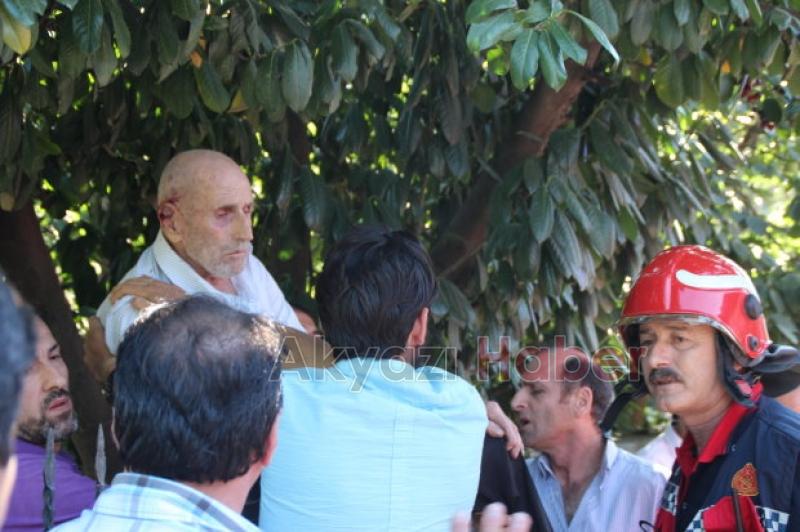 Meyve Toplayan Yaşlı Adam Ağaçtan Düşerek Demir Kapı Çubuğuna Saplandı