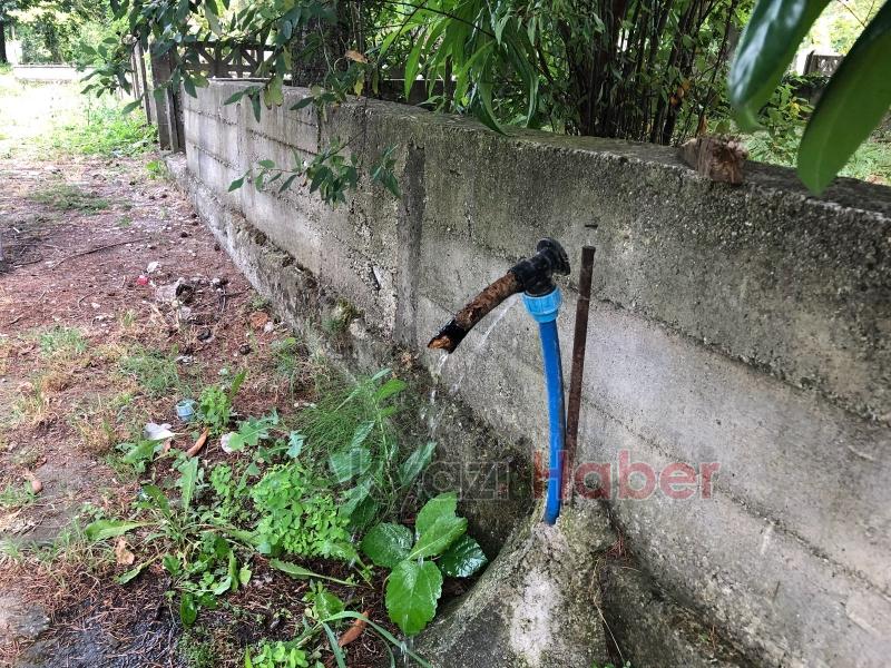 Mezarlıktaki muslukları çaldılar