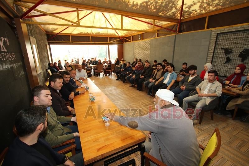 Milletvekili Kenan Sofuoğlu Akyazı'da ziyaretlerde bulundu