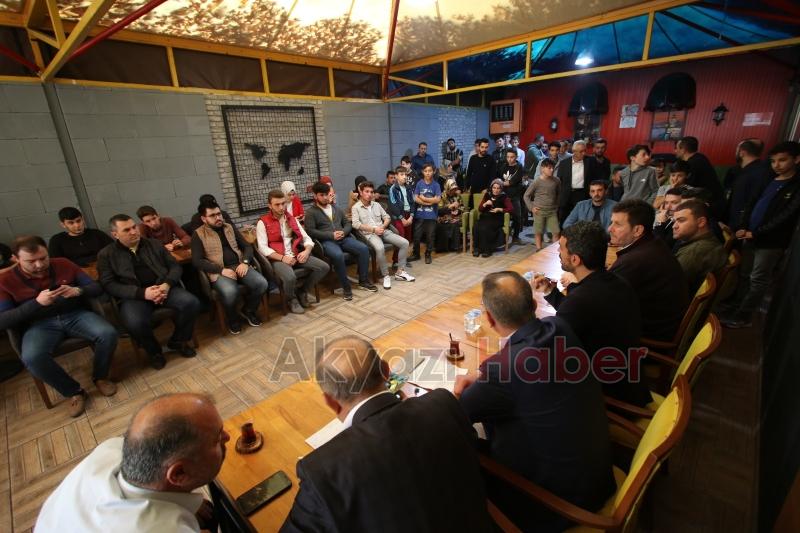 Milletvekili Kenan Sofuoğlu Akyazı'da ziyaretlerde bulundu