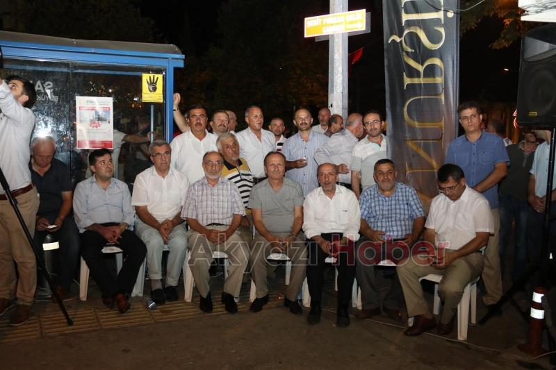 MİLLİ İRADE VE DEMOKRASİ NÖBETİNDE SON GECE NÖBETİ TUTULDU