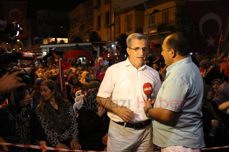 MİLLİ İRADE VE DEMOKRASİ NÖBETİNDE SON GECE NÖBETİ TUTULDU