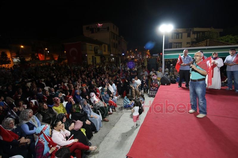 MİLLİ İRADEYE DESTEK NÖBETİ HERGÜN DAHA DA KALABALIK