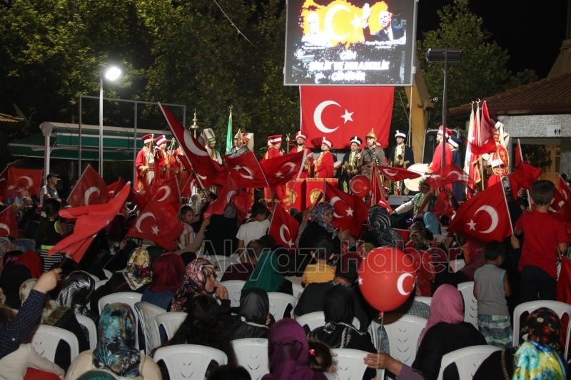 MİLLİ İRADEYE DESTEKTE 18. GECE NÖBETİ EKSİKSİZ TUTULDU