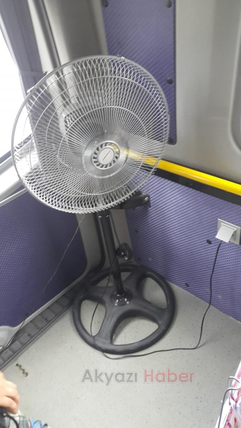  Minibüse Vantilatör Taktı
