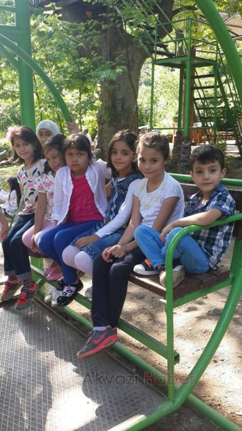 Minik Öğrenciler Alabalık Tesislerinde Doyasıya Eğlendi