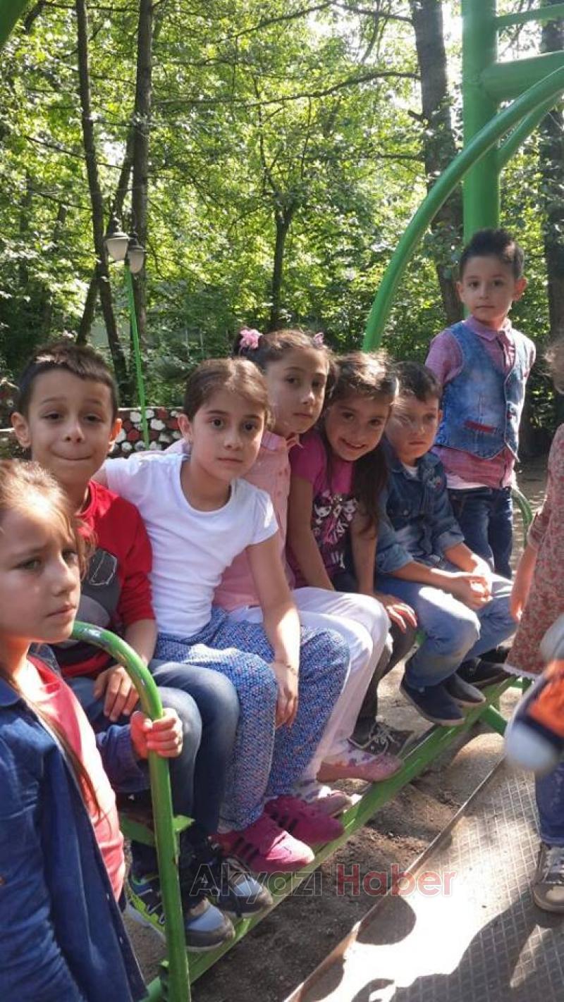 Minik Öğrenciler Alabalık Tesislerinde Doyasıya Eğlendi