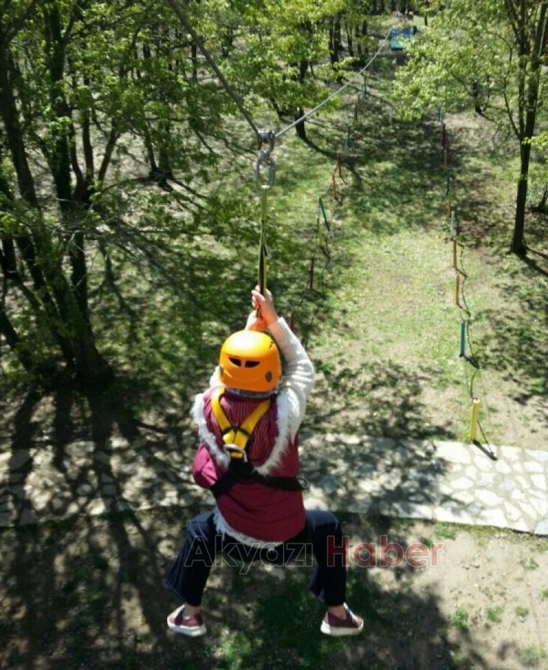 Minik öğrenciler Macera Park ta