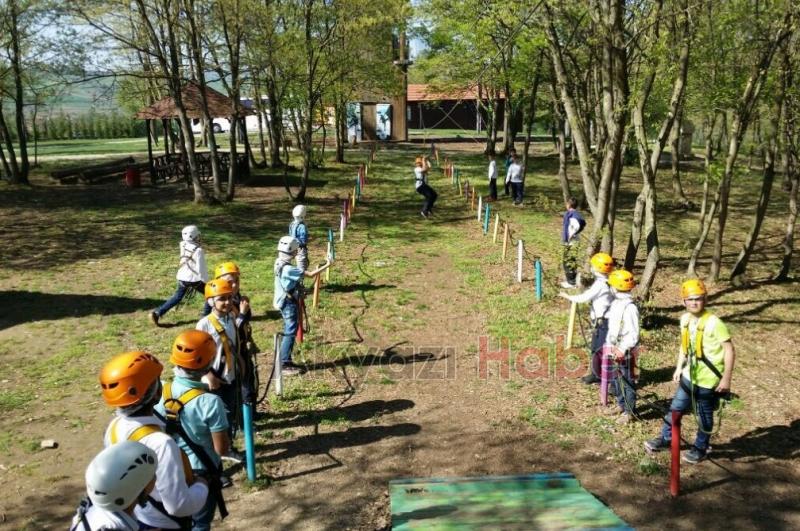 Minik öğrenciler Macera Park ta