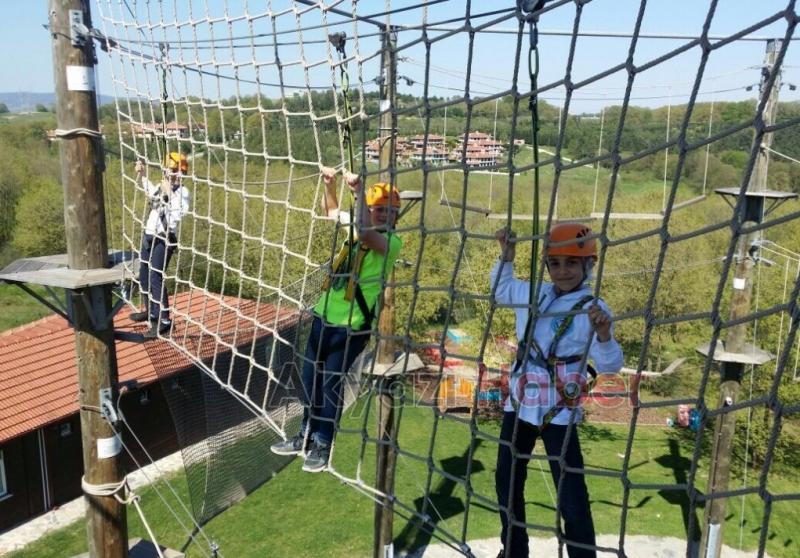 Minik öğrenciler Macera Park ta