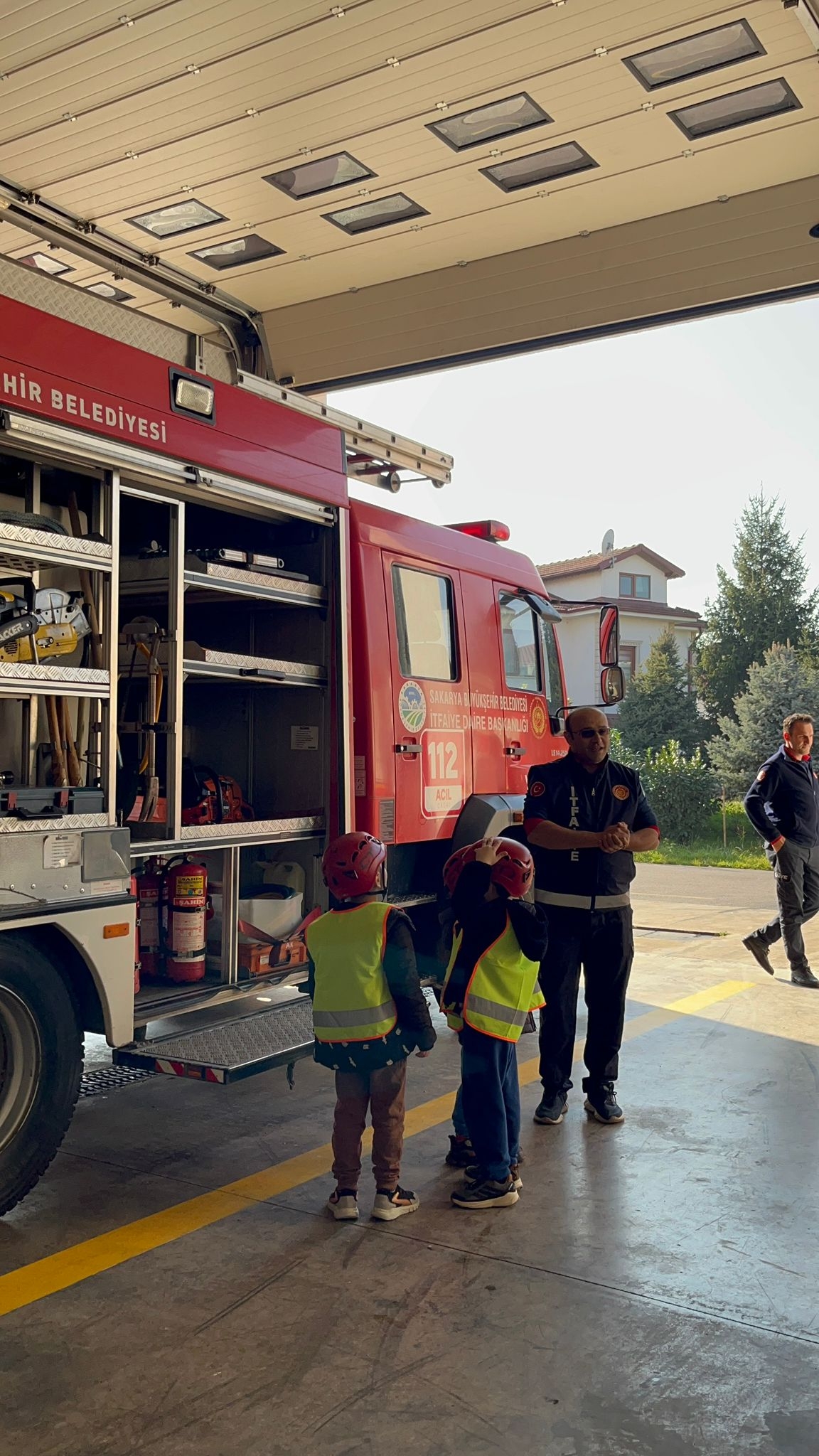 Miniklerden itfaiyeye ziyaret