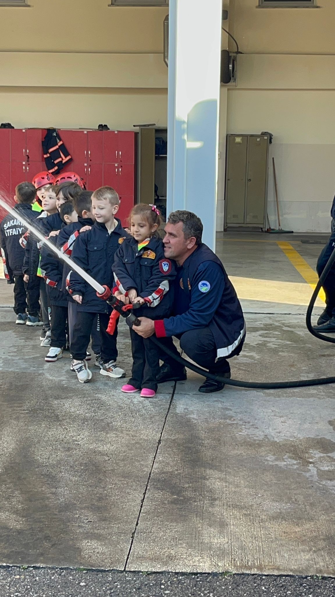 Miniklerden itfaiyeye ziyaret