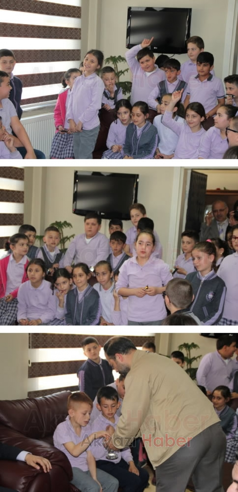 Minik Öğrenciler İlçe Emniyet Müdürlüğünü Ziyaret Etti