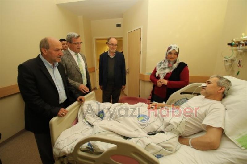 MİRAÇ KANDİLİNDE HASTA ZİYARETİ 