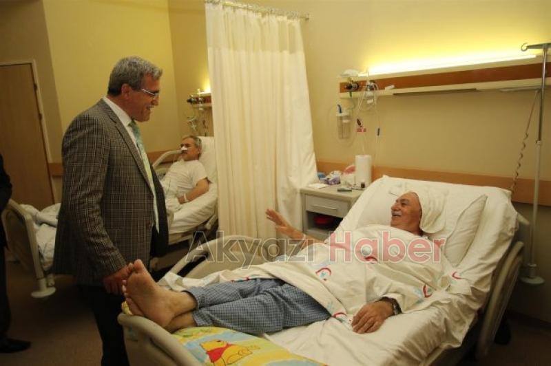 MİRAÇ KANDİLİNDE HASTA ZİYARETİ 