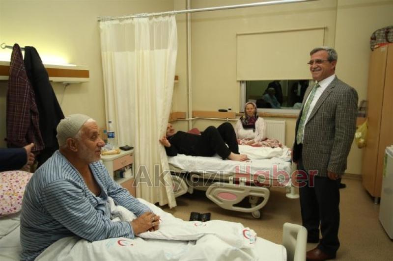 MİRAÇ KANDİLİNDE HASTA ZİYARETİ 