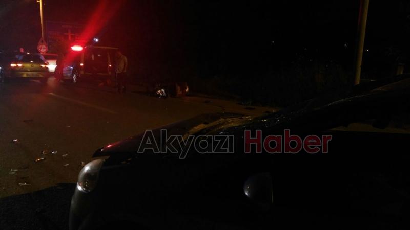 Motosiklet İle Otomobil Çarpıştı 1 Ölü