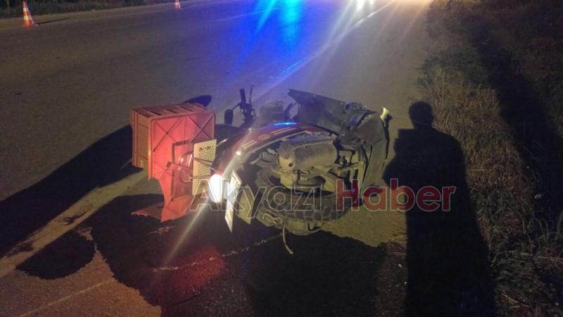 Motosiklet İle Otomobil Çarpıştı 1 Ölü