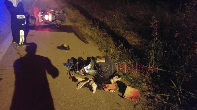 Motosiklet İle Otomobil Çarpıştı 1 Ölü