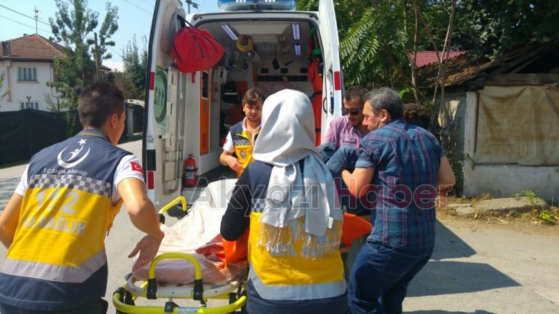 Motosiklet Kamyona Arkadan Çarptı 