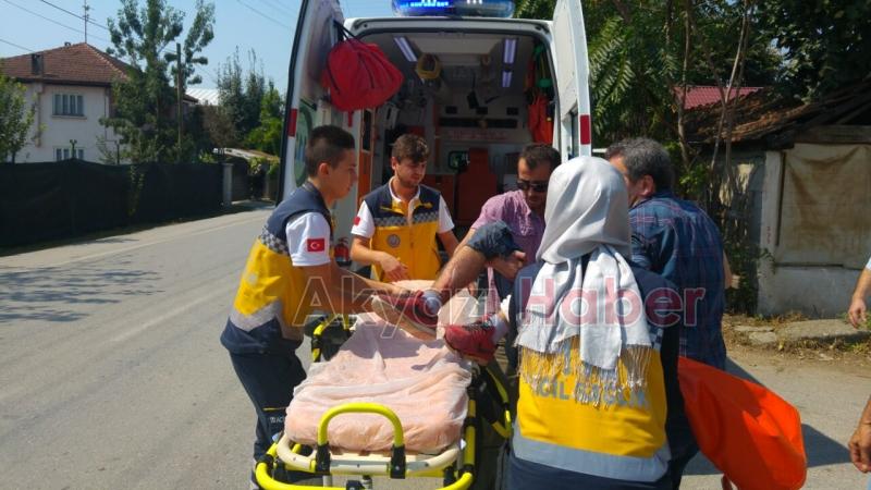 Motosiklet Kamyona Arkadan Çarptı 