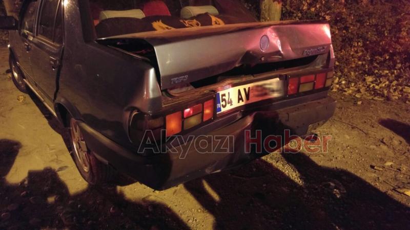 Motosiklet Otomobile Arkadan Çarptı