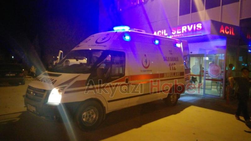 Motosiklet Otomobile Arkadan Çarptı