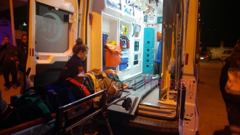 Motosiklet Otomobile Arkadan Çarptı