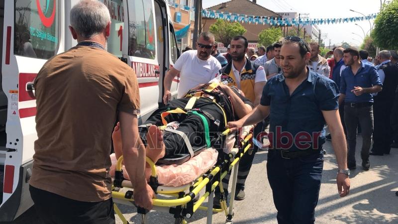 Motosiklet Pikaba Çarptı