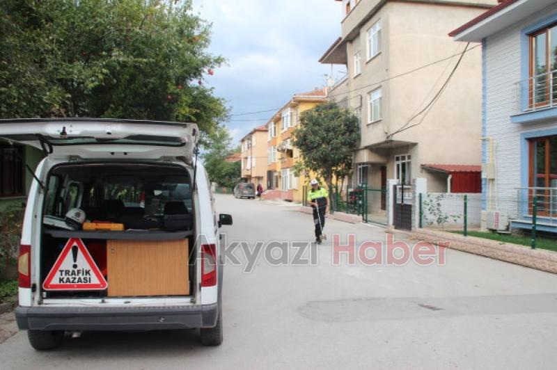 Motosiklet Sürücüsü Çocuğa Çarptı