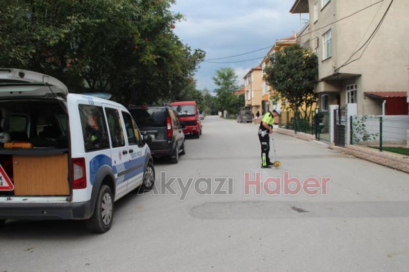 Motosiklet Sürücüsü Çocuğa Çarptı