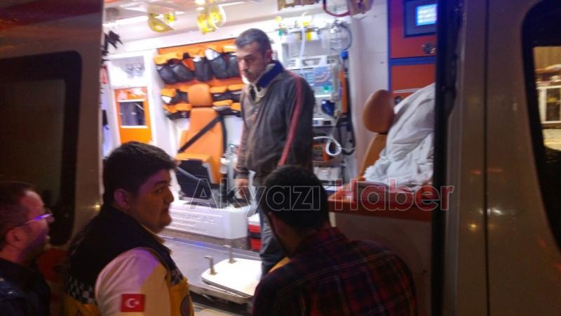 Motosiklet Yayaya Çarptı