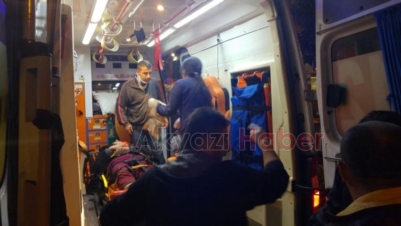 Motosiklet Yayaya Çarptı