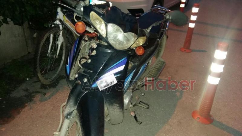 Motosikleti Çaldılar Polisten Kaçamadılar