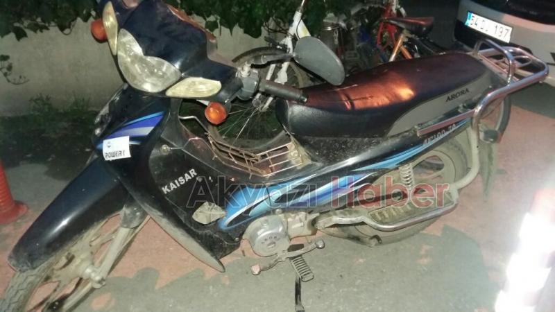 Motosikleti Çaldılar Polisten Kaçamadılar