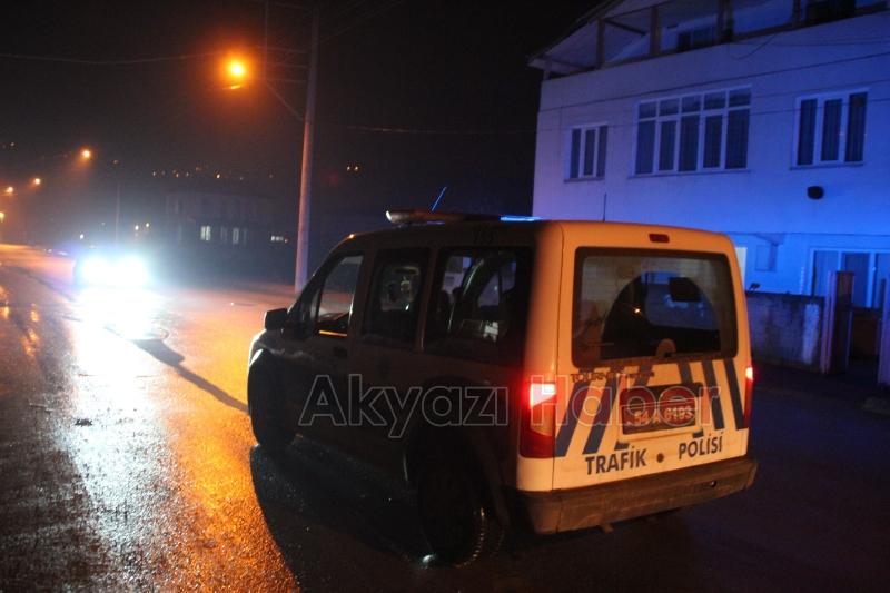 Motosikletin Yayaya Çarptı Motosiklet Sürücüsü ve Yaya Yaralandı 