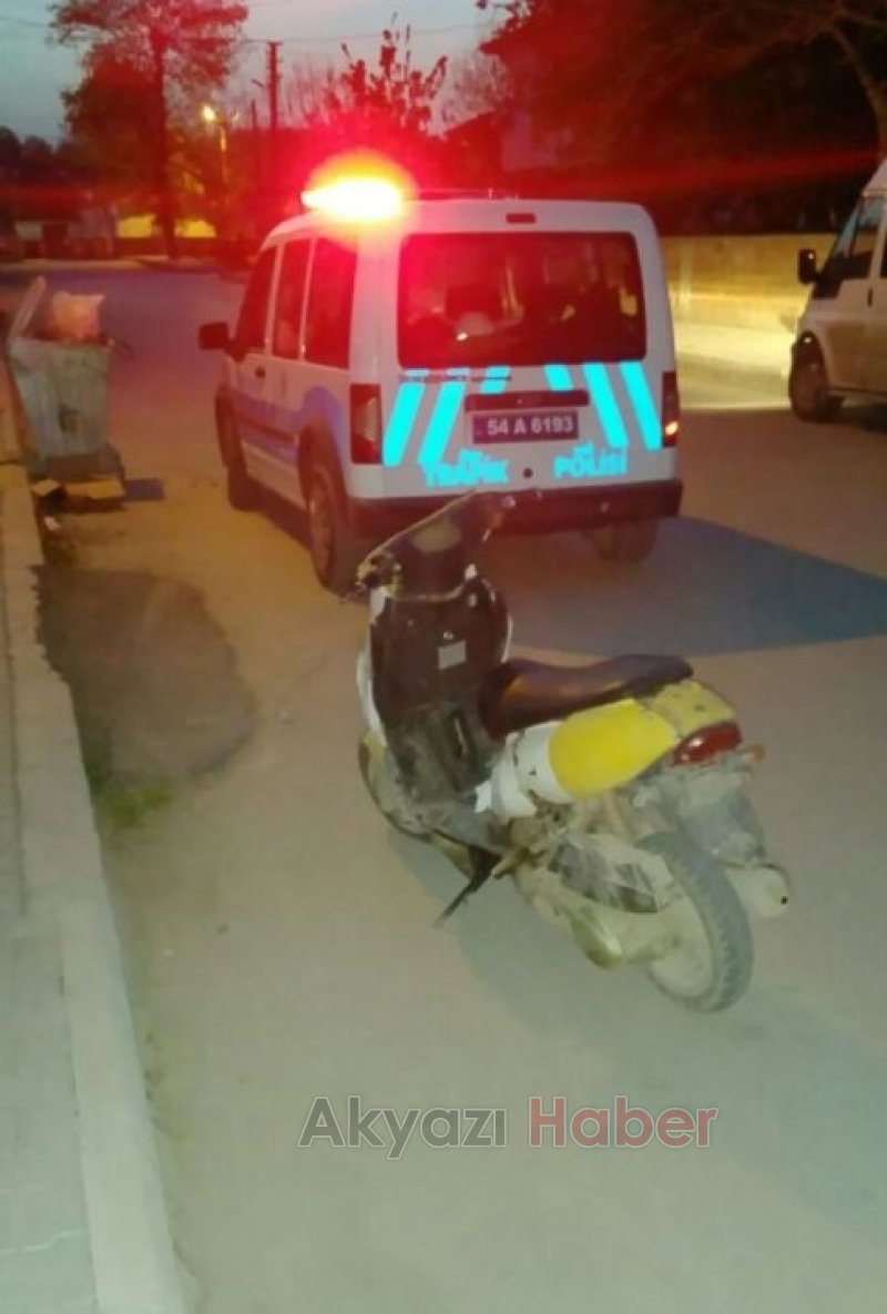 Motosikletten Düşen Genç Yaralandı