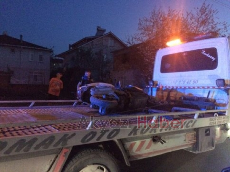 Motosikletten Düşen Genç Yaralandı