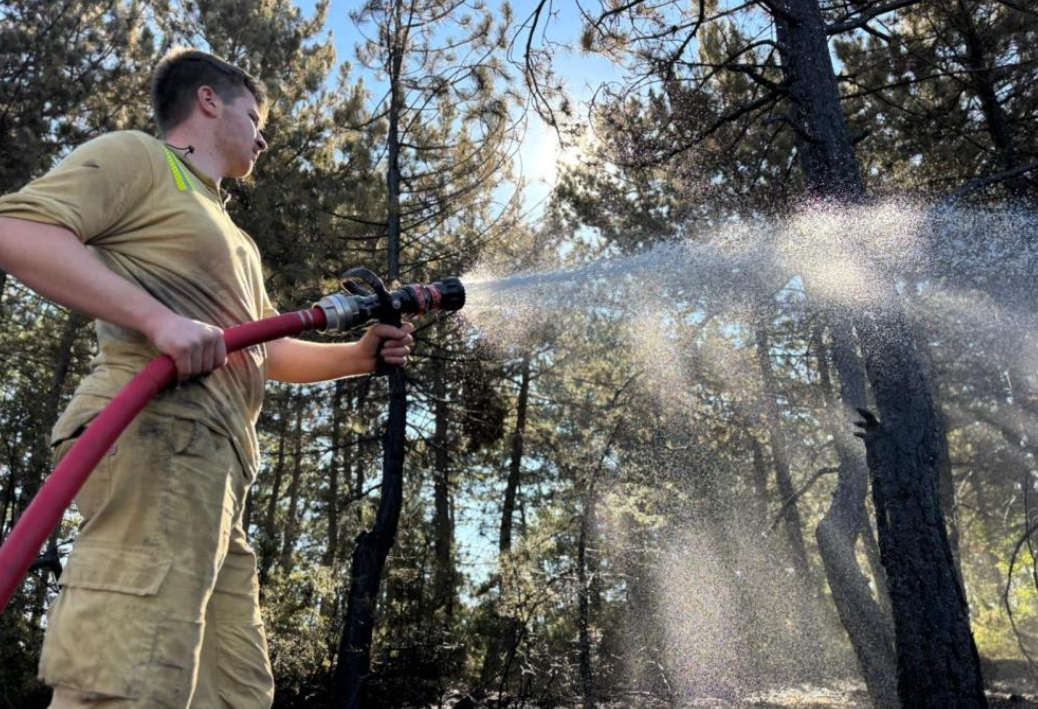 Mudurnu'daki orman yangını kontrol altına alındı